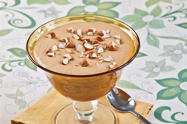 MOUSSE DE DULCE DE LECHE Y NUECES