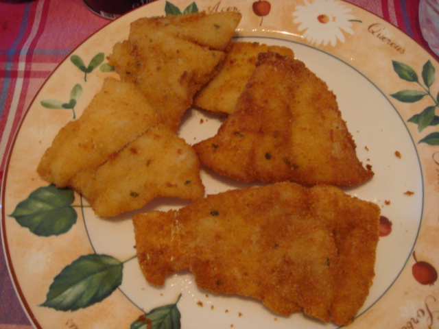 BIFES DE PESCADO EN TEMPURA